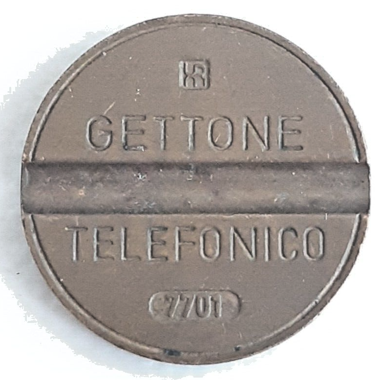 Italy Gettone Telefonico 1977 phone token