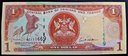 Trinidad and Tobago $1 One Dolalr paper banknote uncirculated 2006