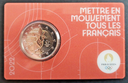 France 2 Euros 2022 brilliant uncirculated coin Paris Olympics