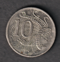 Australia 2001 10 cents reverse cud circulated condition