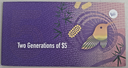 Australia two generations of $5 5 dollar NPA set uncirculated