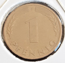 Western Germany 1 Pfennig 1950-F coin circulated condition
