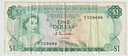 Bahamas 1 Dollar banknote 1974 Donaldson signature circulated condition