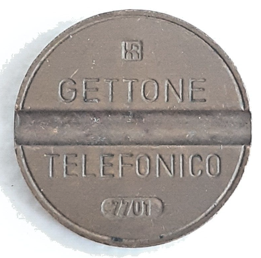 [196889535643] Italy Gettone Telefonico 1977 phone token
